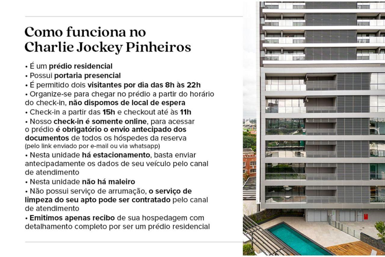 Ferienwohnung Charlie Jockey Pinheiros São Paulo Exterior foto
